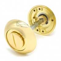 Завертка дверная для ванных комнат SOLLER BK-02 PB золото для ванных комнат