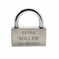 Замок навесной SOLLER Extra 801-80HD сатин 