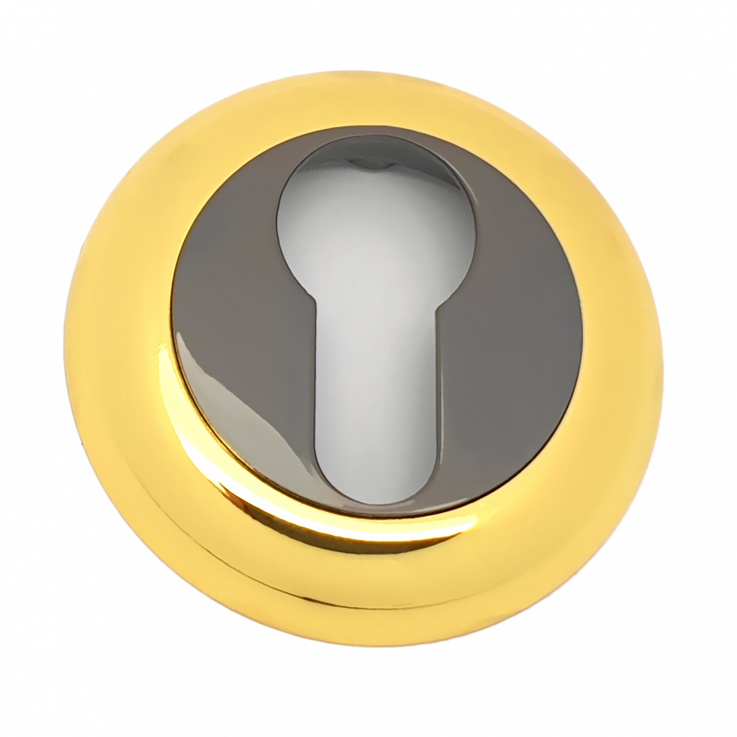 Накладка на цилиндровый механизм (ключевина) SOLLER ET BN/GP графит/золото