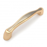 Ручка мебельная SOLLER 698-96 никель/золото