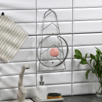 Подставка под крышки подвесная матовый хром