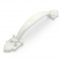 Ручка-скоба дверная РС-100 белый глянец (литьё, ЦАМ)
