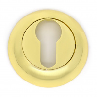 Накладка на цилиндровый механизм (ключевина) SOLLER ET-02 PB золото