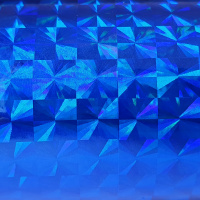 Пленка самоклеящаяся голограмма 0,45*8 м М039D синяя