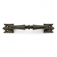Ручка-скоба дверная РС-100-2 антик/бронза (литьё, ЦАМ)