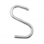 Крючок S-образный для рейлинга d-16 мм SOLLER АЕ-512А 45*5*50 мм шарик