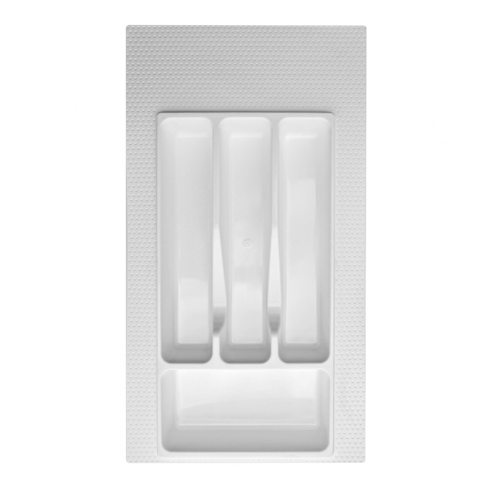 Вкладка в ящик для столовых приборов 300-350 мм белая