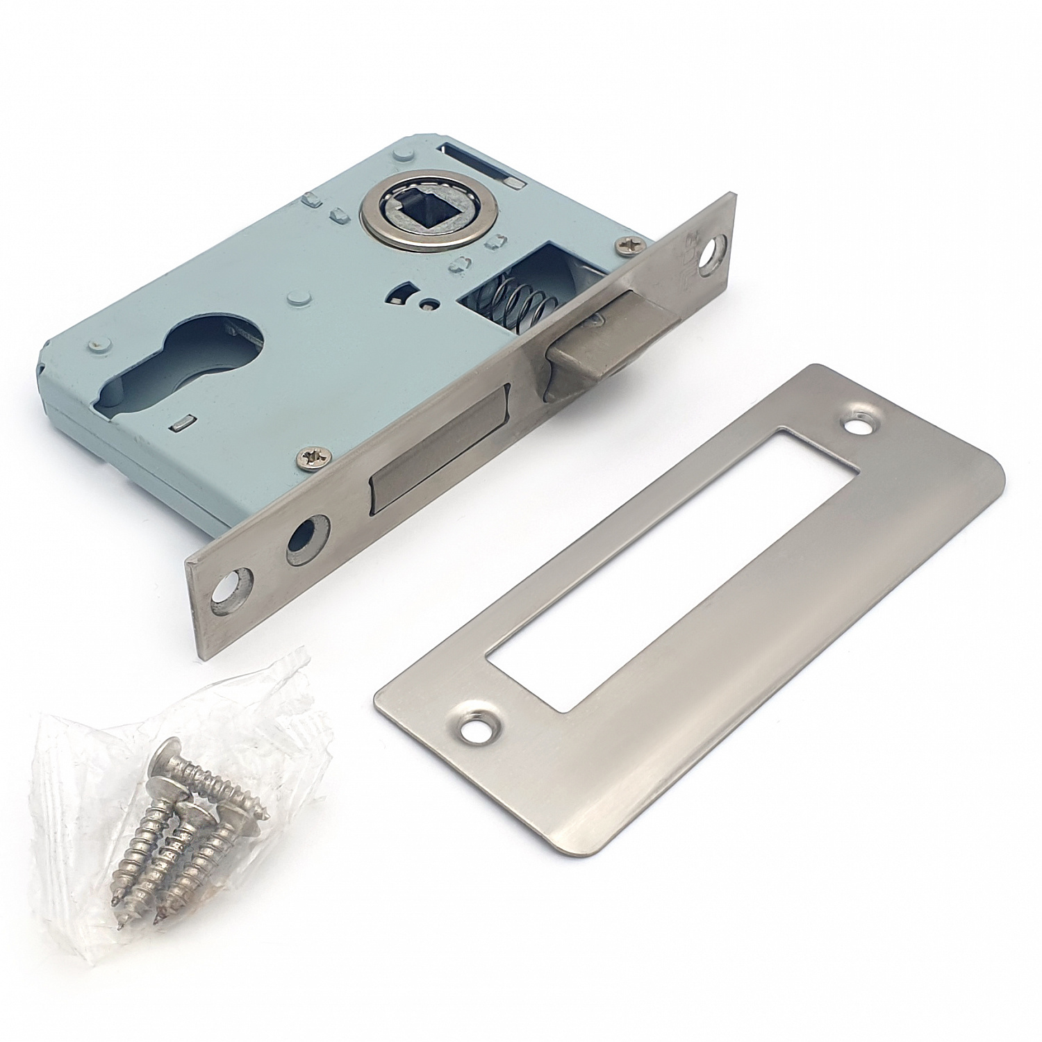 Корпус замка врезного сатин 50