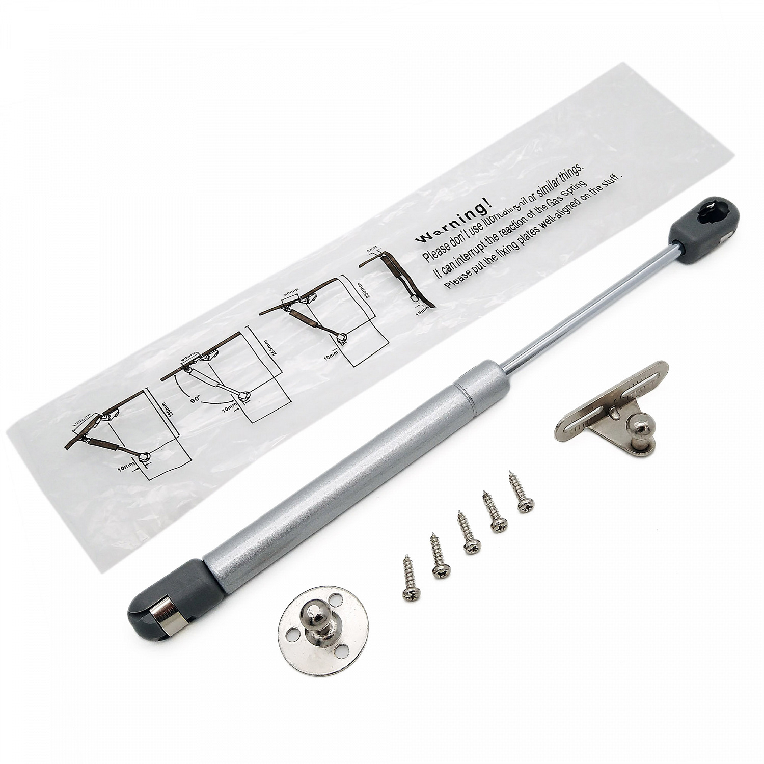 Газовый лифт SOLLER N60 матовый хром