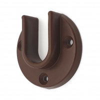 Штангодержатель для деревянной штанги SOLLER коричневый пластик