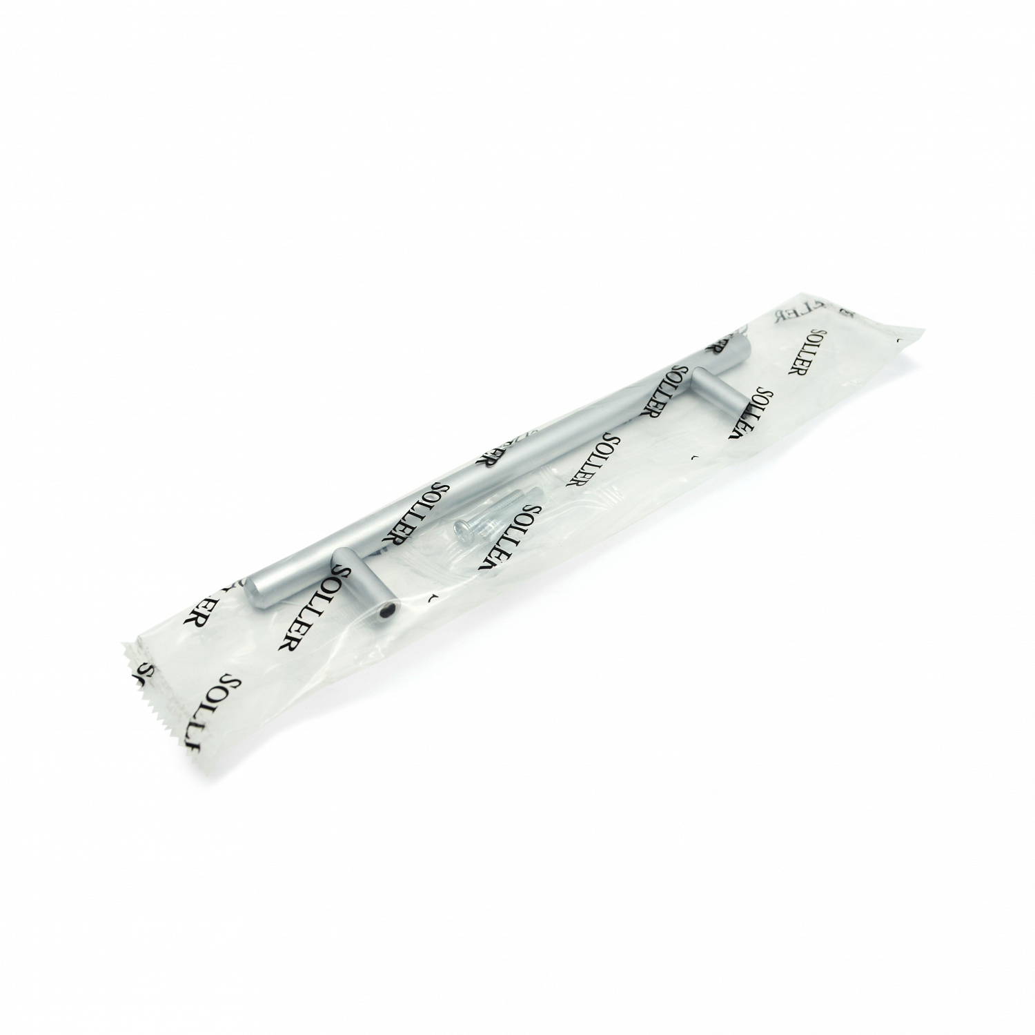 Ручка мебельная рейлинг SOLLER 8926-128 матовый хром d-10 мм