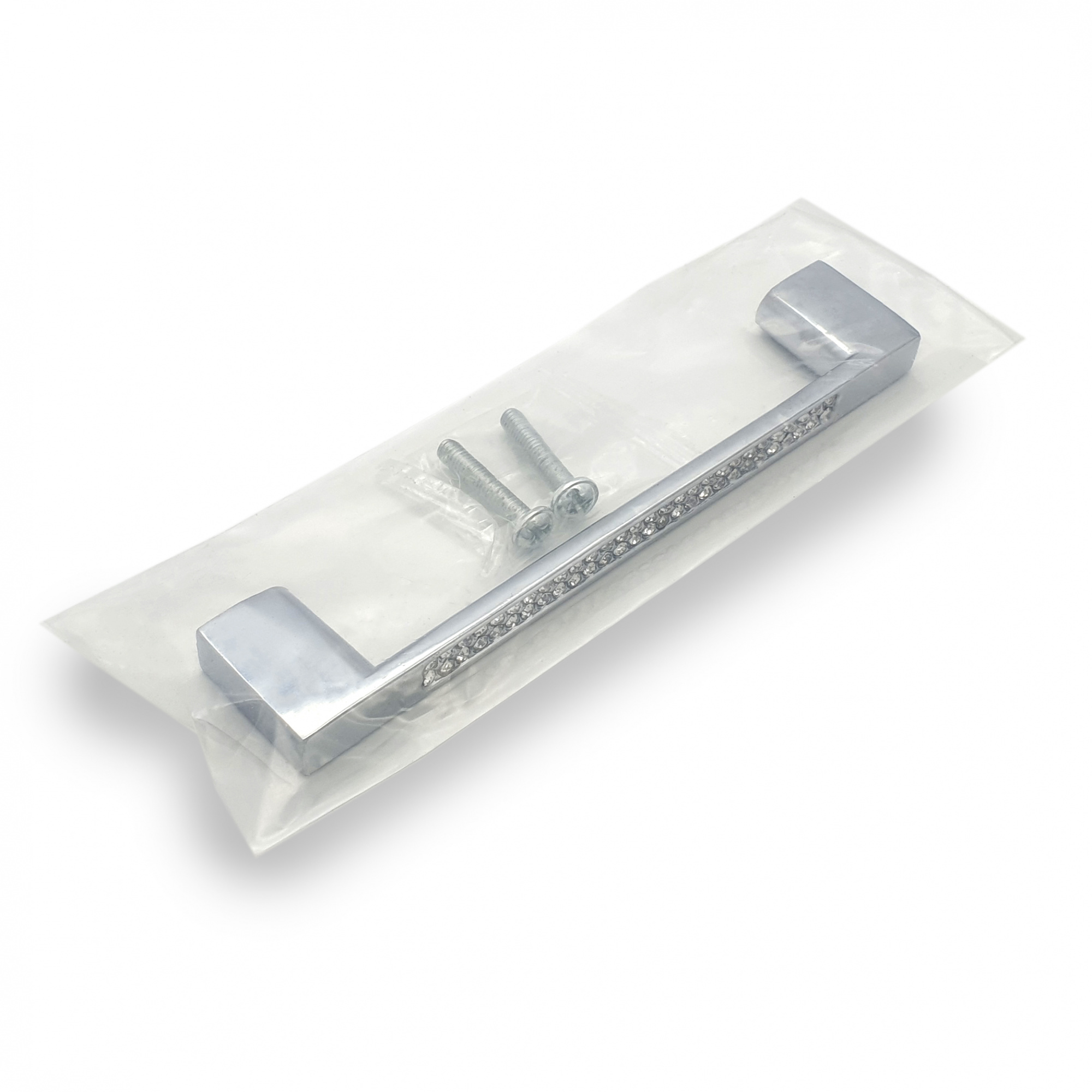 Ручка мебельная SOLLER 681-96 хром со стразами