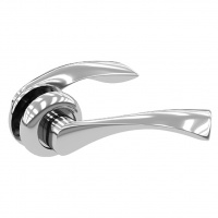 Комплект дверных ручек SOLLER ZY-510 CP хром