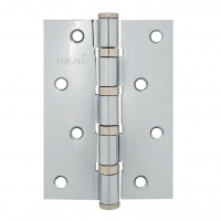 Петля дверная прямая 4" SOLLER хром (сталь 100*70*2,5)