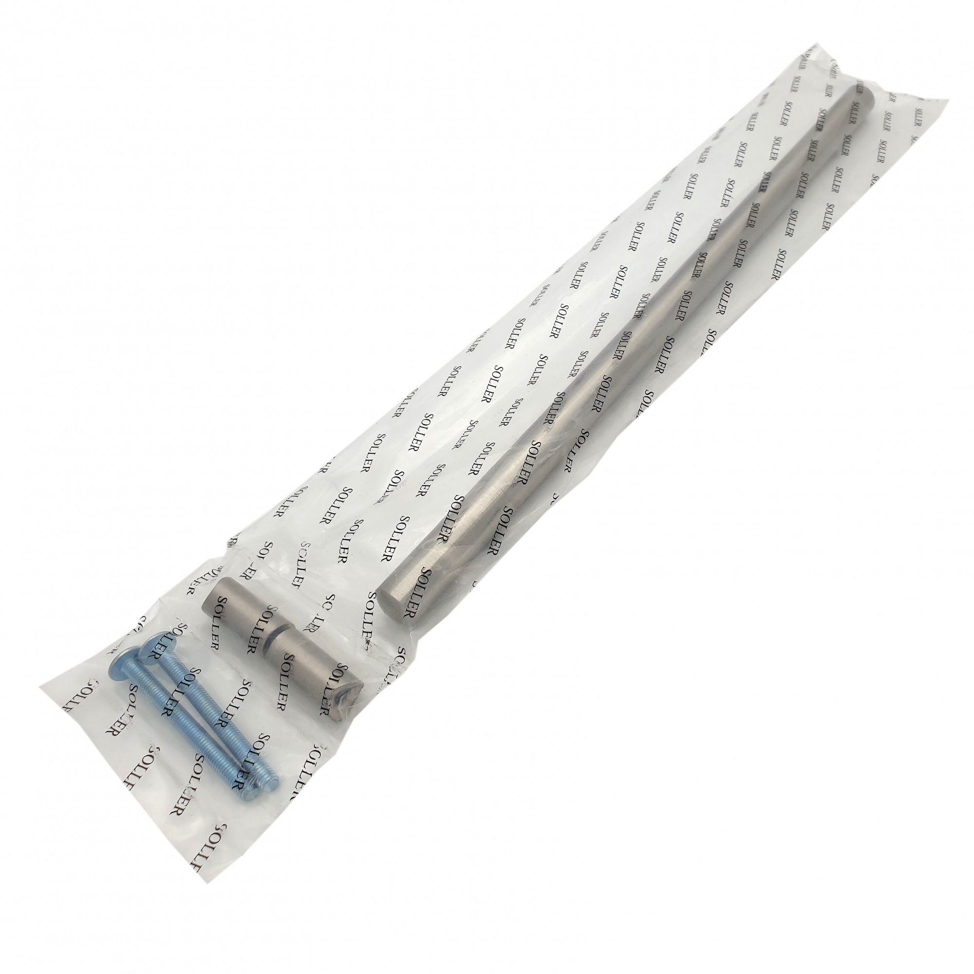 Ручка мебельная рейлинг SOLLER 8925-320 сатин d-12 мм