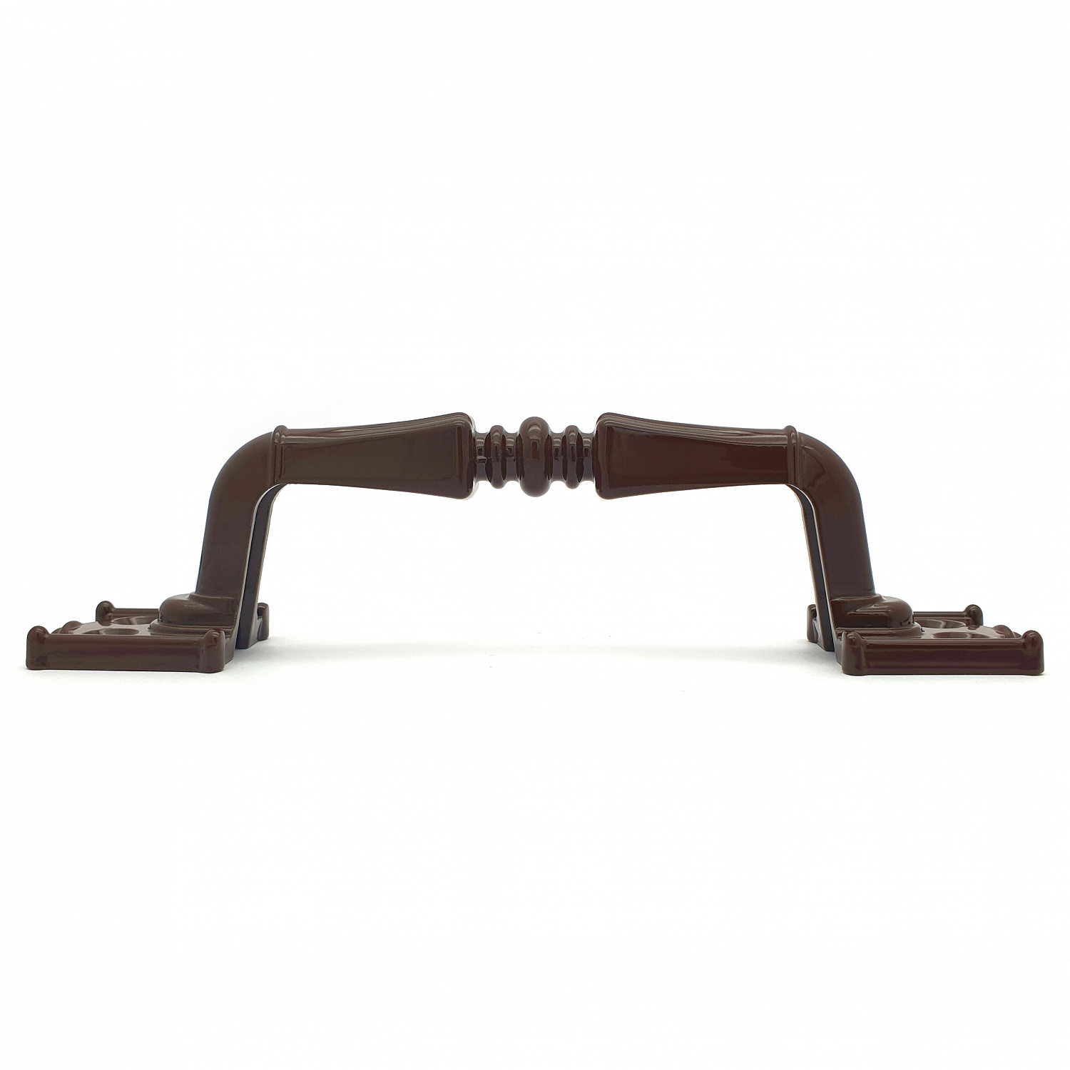 Ручка-скоба дверная РС-100-2 коричневый глянец (литьё, ЦАМ)