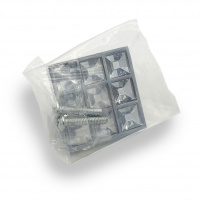 Ручка-кнопка мебельная SOLLER 605В-16 хром со стразами