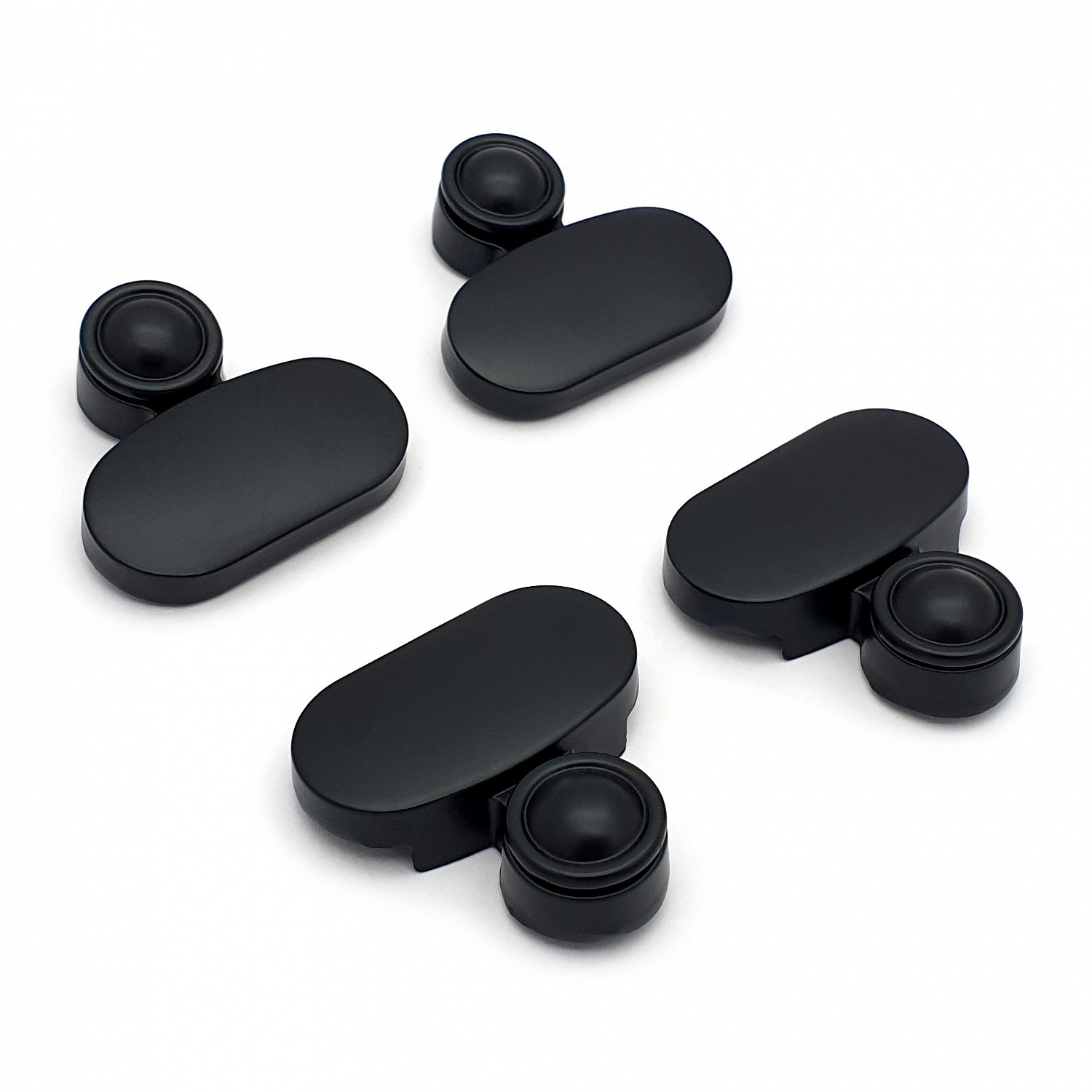 Зеркалодержатели SOLLER №159 черный (4 штуки)