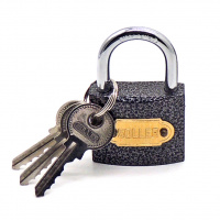 Замок навесной SOLLER 364-38HG 37 мм цилиндр из латуни