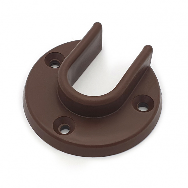 Штангодержатель для деревянной штанги SOLLER коричневый пластик