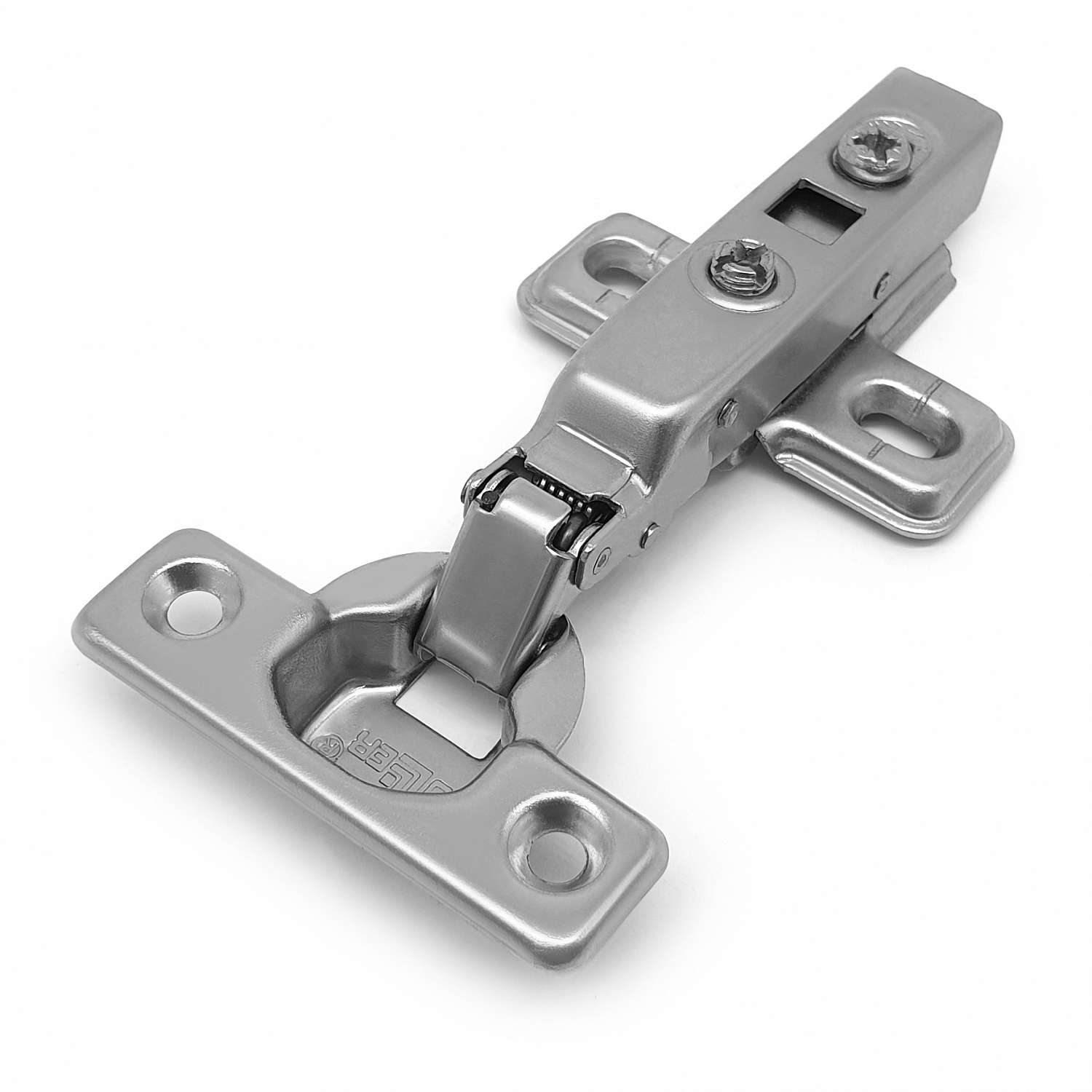 Петля мебельная- мини накладная SOLLER чашка 26 мм с доводчиком Clip-On