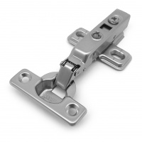 Петля мебельная- мини накладная SOLLER чашка 26 мм с доводчиком Clip-On