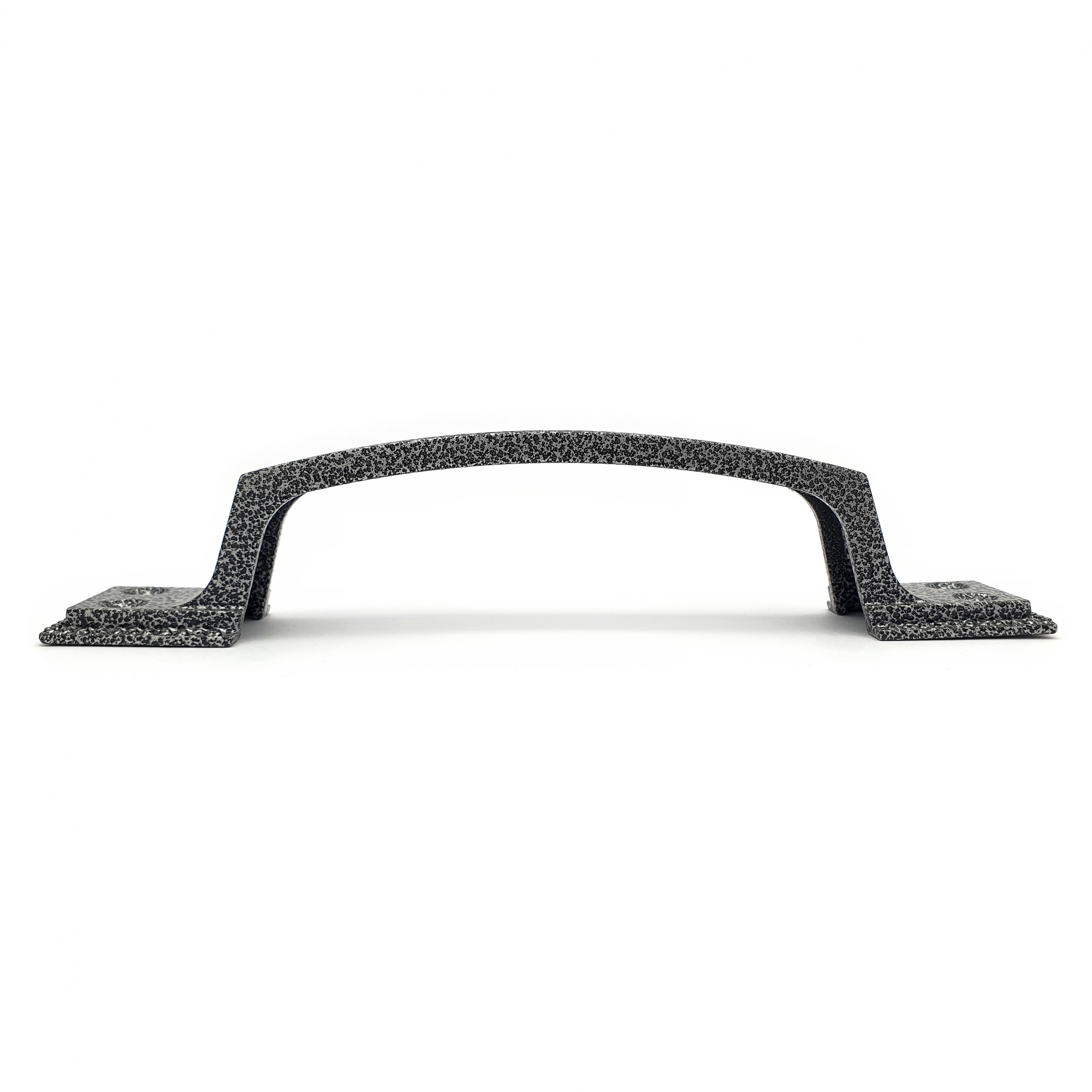 Ручка-скоба дверная РС-100-3 антик/серебро (литьё, ЦАМ)