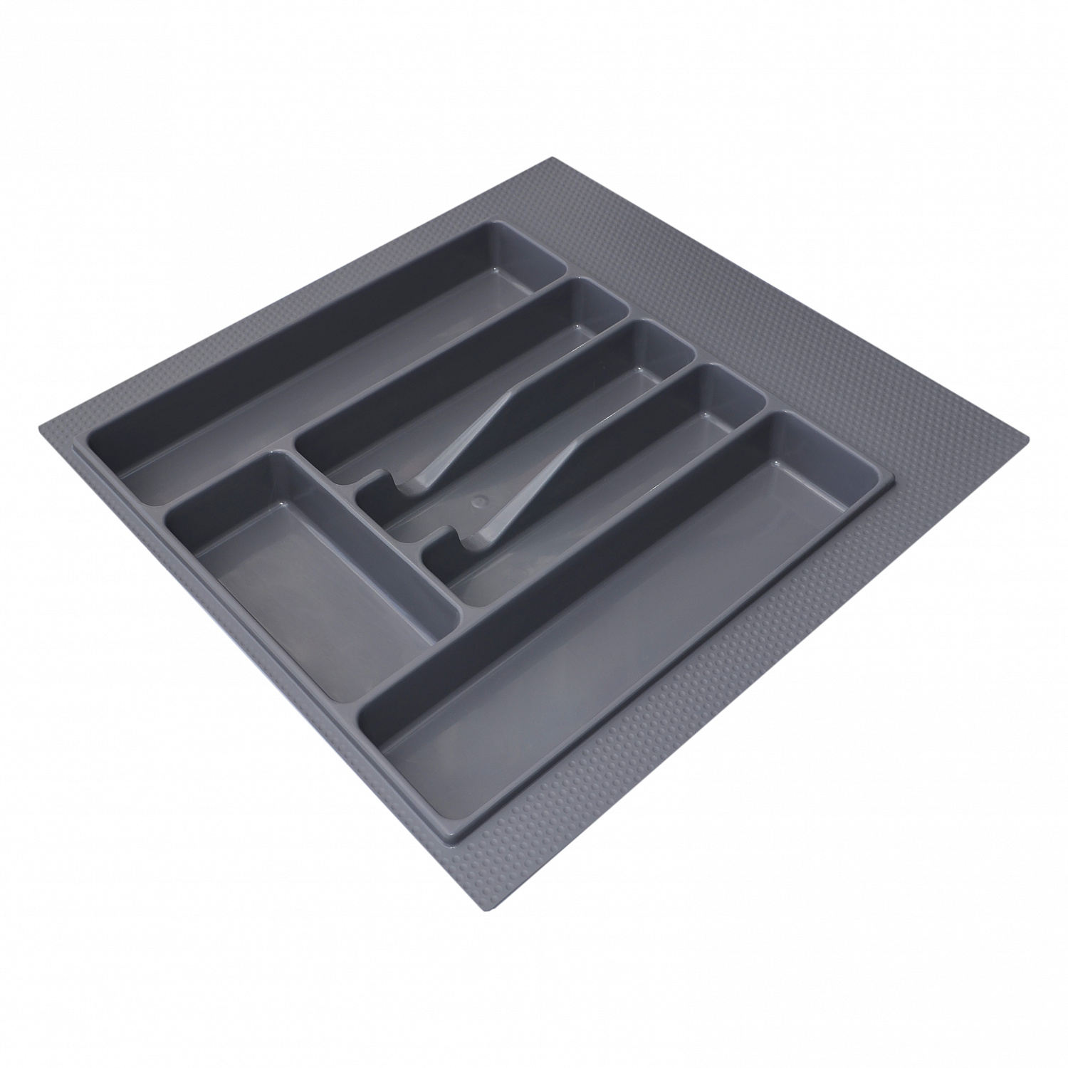 Вкладка в ящик для столовых приборов 500-550 мм серая