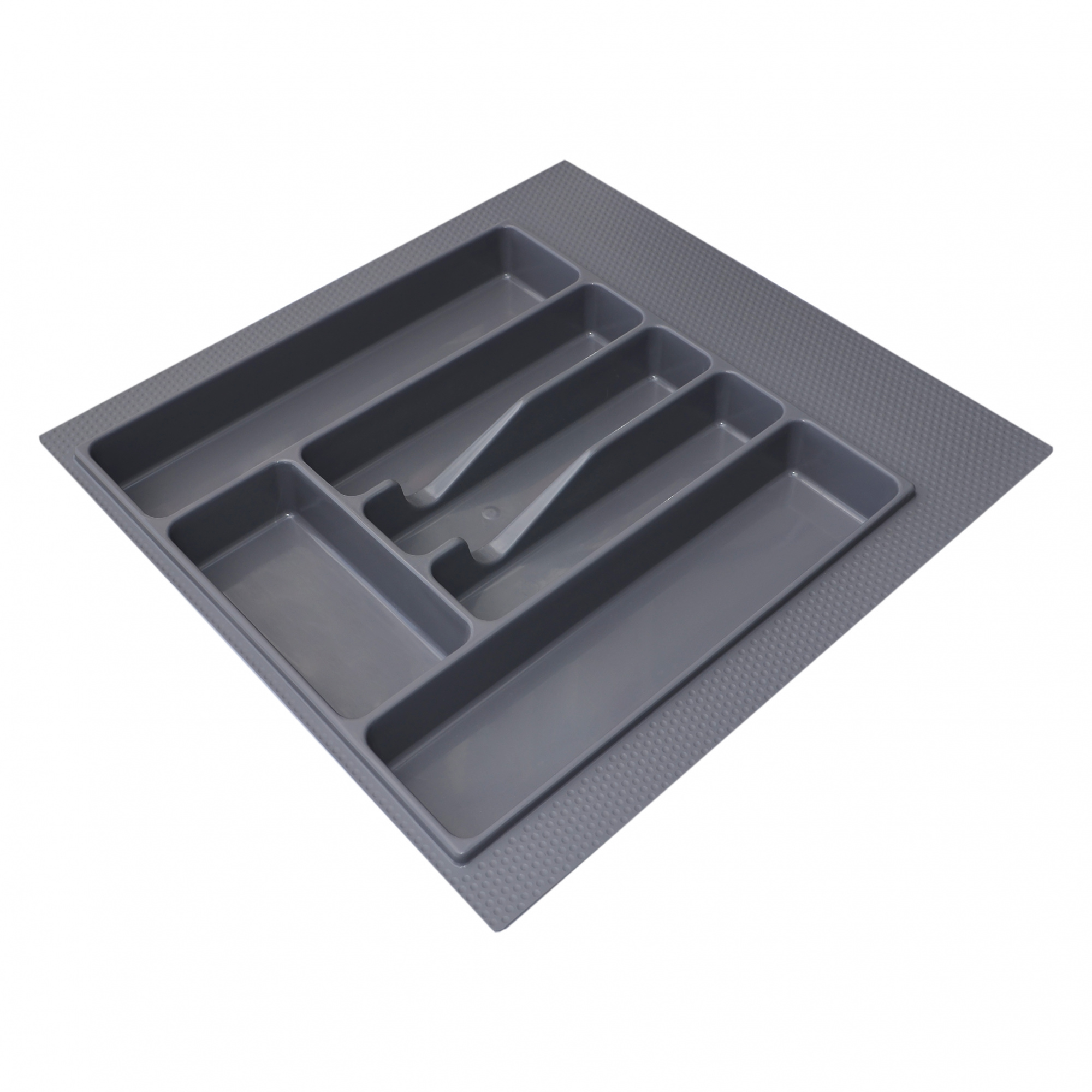 Вкладка в ящик для столовых приборов 500-550 мм серая