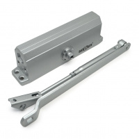 Доводчик дверной SOLLER №501-1 серый для дверей весом 80-100 кг