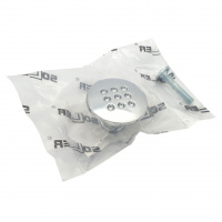 Ручка-кнопка мебельная SOLLER 507 хром d-30 мм