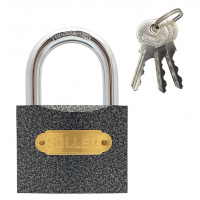 Замок навесной SOLLER 367-75HG 74 мм цилиндр из латуни