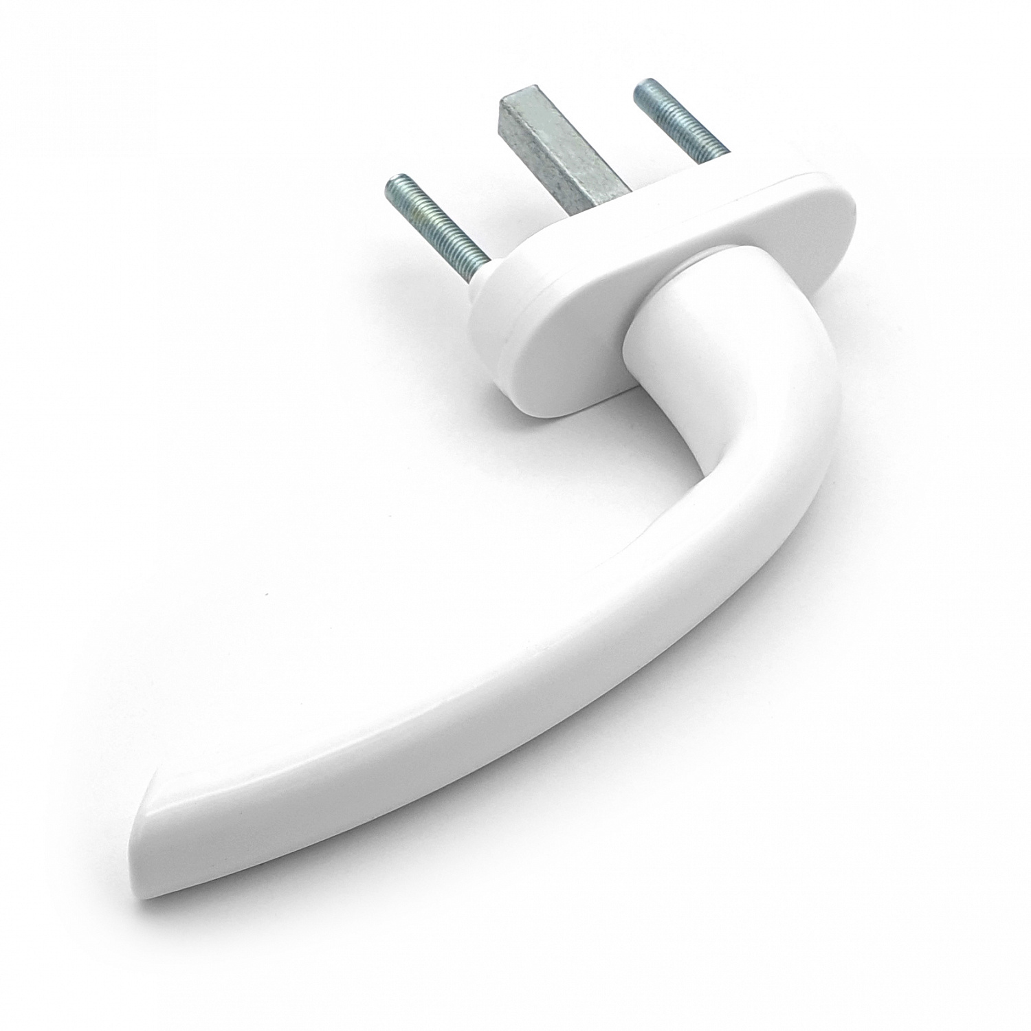 Ручка для пластиковых окон "Луна" белая 8-ми позиционная