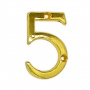Цифра металлические №5